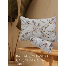 Battal Boy Lastikli Çarşaf Takımı