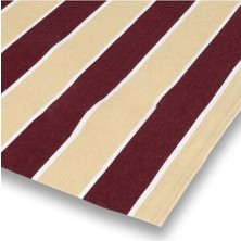 600X150 cm Çizgili Gölgelik Kumaş Branda, Sıcak Geçirmez ve Dayanıklı Koruma