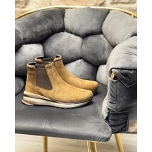 Itallano 0376 Hakiki Deri Süet Taba Erkek Sneaker Bot