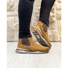 Itallano 0376 Hakiki Deri Süet Taba Erkek Sneaker Bot