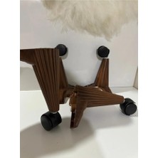 Tekerlekli Sehpa Masa Ayağı,akıllı Sehpa Ayağı, Sihirli Sehpa Ayağı Siyah 4 Adet 360 Derece 20 cm