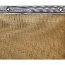 Krem Gölgelik File 1x4 Metre, %95 Gölge Sağlayan, 180GR/M2, Dikimli Kuşgözü