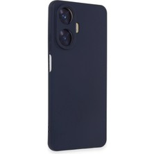 Newface Realme C55 Kılıf Nano Içi Kadife Silikon - Mor Svlrs