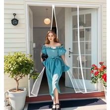 Primeaks Mıknatıslı Kapı Sineklik Perdesi – 205X105 cm Sinek Önleyici Tül | Balkon ve Teras Için Pratik Çözüm