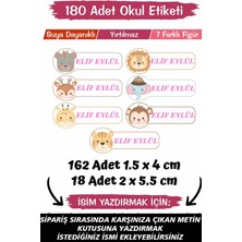 Kt Grup Okul Etiketi Kalem Defter Özel Isim Yazılabilen Etiket 190 Adet