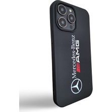 iPhone 16 Pro Max Uyumlu Yüksek Kaliteli Mercedes Tasarım Baskılı Içi Kadife Premium Silikon Kılıf