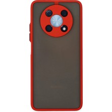 Newface Huawei Nova Y90 Kılıf Montreal Silikon Kapak - Kırmızı Svlrs