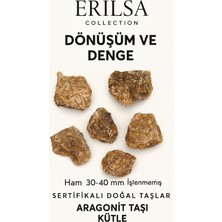 Sertifikalı Aragonit Taşı Kütle Iri Boy Ham Doğal Kristal Topraklayıcı Dengeleyici Enerji Kaynağı