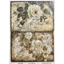 Lineart Pirinç Dekopaj Kağıdı Bg6