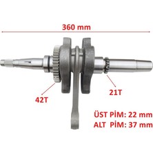 Cf Moto Atv 550 Krank Komple