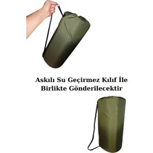 Katlanabilir Kamp Yatağı Su Geçirmez Taban Fermuarlı Minder Taşınabilir Kılıf Çadır Mat 185X70X6 cm