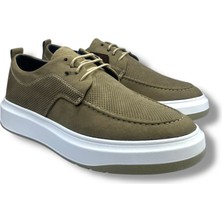 Erkek Günlük Kullanım Özel Günler Takım Elbise Altı Vizon Süet Ayakkabı