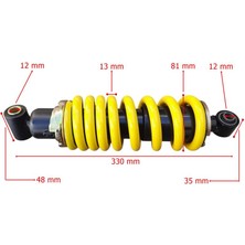 Yamaha FZ16 150 Arka Amortisör 330 mm