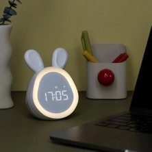 Dijital Saat Oda Termometre Sıcaklık ve Nem Ölçer Masa Saati Alarm Kurma