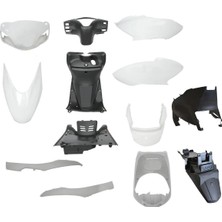 Sevgents Honda Spacy Alpha 110 Kaporta Seti Beyaz 16 Parça