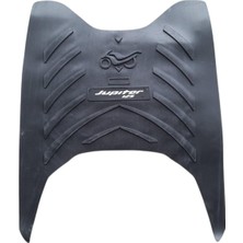 Tvs Jupiter 125 Ayaklık Paspas Siyah (Beyaz Yazı)