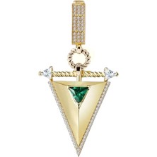 14K Altın Kaplama Kuyum Serisi Kolye Ucu Charm