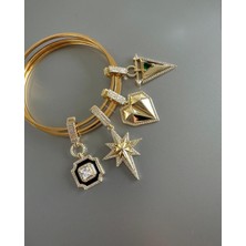 14K Altın Kaplama Kuyum Serisi Kolye Ucu Charm