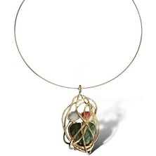 Doğal Taşlı Tel Choker