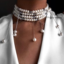 4 Sıra Inci Choker