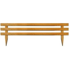 Doğal Ahşap Bahçe Çiti, 100X40 Cm, Beyaz, Sınır Işlevli, Dayanıklı ve Estetik