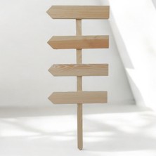 Bej 4’lü Yön Levhası, Kolay Yön Bulma, Şık ve Dayanıklı Tasarım ile Kullanışlıdır