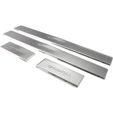 Qashqai Kapı Eşiği 2014 > 4 Parça Paslanmaz Çelik