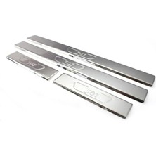 Peugeot 301 Kapı Eşiği 2012 ve Sonrası 4 Parça Paslanmaz Çelik