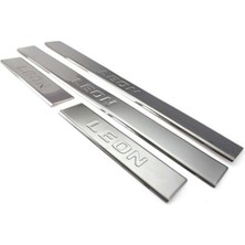 Leon Kapı Eşiği 1998 - 2004 Krom 4 Parça Paslanmaz Çelik