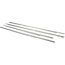 Tipo Tempra Cam Çıtası 4 Parça Krom Paslanmaz Çelik