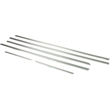 Corsa D Cam Çıtası 2006 - 2015 Krom 6 Parça Paslanmaz Çelik