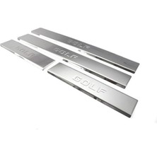 Golf 4 Kapı Eşiği 1998 - 2004 Krom 4 Parça Paslanmaz Çelik