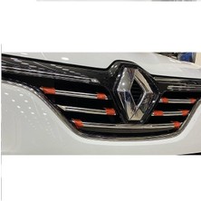 Megane 4 Krom Ön Panjur  2016 - 2019  Paslanmaz Çelik 5 Parça