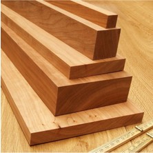 Renkli Kiraz Ahşap Çıta 3x3 cm x 50 Cm, 1 Adet, Dekorasyon ve Tasarım Için Ideal