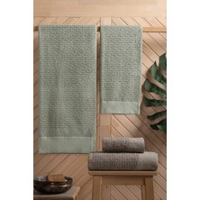 Colezium Banyo Seti Koyu Bej Yeşil