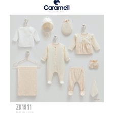 Caramell Barbosa Tiny Lace 10'lu Hastane Çıkışı (56-62CM) ZK1911 Yeni Sezon 2025-YENIDOĞAN