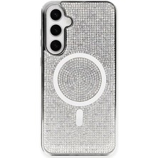 CPT16 Samsung Galaxy S23 Kılıf Diamond Magsafe Kapak - Rainbow