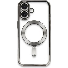 CPT16 iPhone 16 Kılıf Kross Magneticsafe Kapak - Titan Gri
