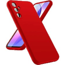 CPT16 Samsung Galaxy A24 4g Kılıf First Silikon - Kırmızı