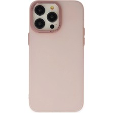 Newface Iphone 14 Pro Kılıf Modos Metal Kapak - Pembe Svlrs