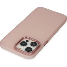 Newface Iphone 14 Pro Kılıf Modos Metal Kapak - Pembe Svlrs
