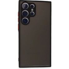CPT16 Samsung Galaxy S24 Ultra Kılıf Montreal Silikon Kapak - Siyah