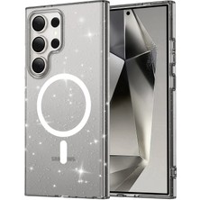 CPT16 Samsung Galaxy S23 Ultra Kılıf Glow Magsafe Kapak - Siyah