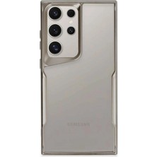 CPT16 Samsung Galaxy S24 Ultra Kılıf Boyi Silikon Kapak - Titan Gri