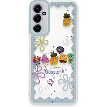 CPT16 Samsung Galaxy A25 5g Kılıf Sweet Desenli Silikon Kapak - Açık Mavi