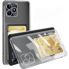 CPT16 Realme Note 50 4g Kılıf Kart Şeffaf Silikon - Şeffaf