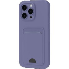 CPT16 iPhone 16 Plus Kılıf Kelvin Kartvizitli Silikon - Lila