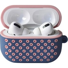 CPT16 Airpods Pro 2 (2.nesil) Spor Delikli Kılıf - Mavi-Pembe