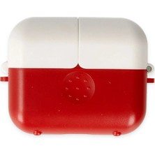 CPT16 Airpods 3 (3.nesil) Basmalı Kılıf - Kırmızı-Beyaz