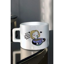 Beyaz Baskılı Çay ve Kahve Fincanı, Şık ve Kullanışlı Ev Dekorasyonu Ürünü